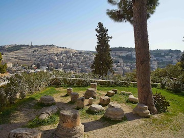 Jerusalem St. Peter Säulenbasen + Silwan